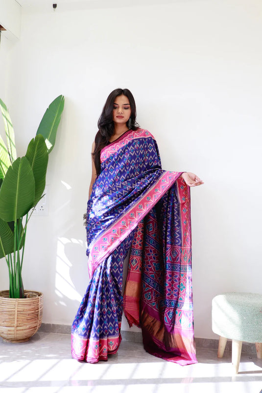 Pure look patola saree 1002